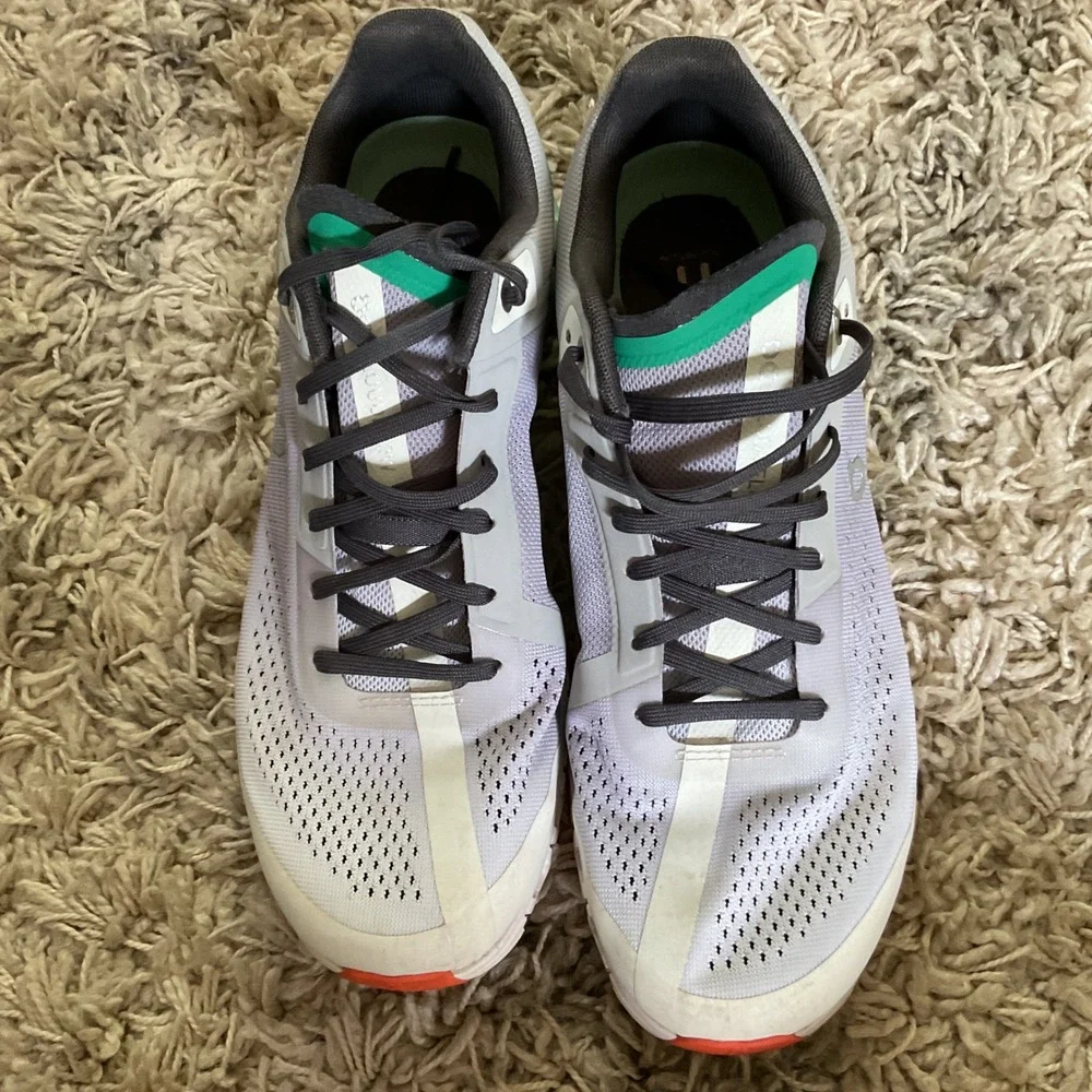 On Cloudflow Womens Running Shoes Lavender Mint Green Size 10